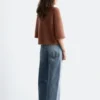 T-Shirt aus Mohair-Mischung