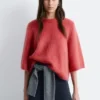 T-Shirt aus Mohair-Mischung