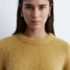 T-Shirt aus Mohair-Mischung