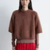T-Shirt aus Mohair-Mischung