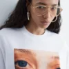 T-Shirt mit übergroßem Aufdruck T-Shirt mit übergroßem Aufdruck