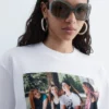 T-Shirt mit übergroßem Aufdruck T-Shirt mit übergroßem Aufdruck
