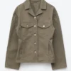Taillierte Baumwolljacke