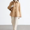 Taillierte Wolljacke