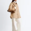 Taillierte Wolljacke
