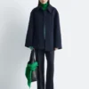 Taillierte Wolljacke