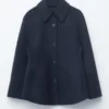 Taillierte Wolljacke