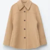 Taillierte Wolljacke