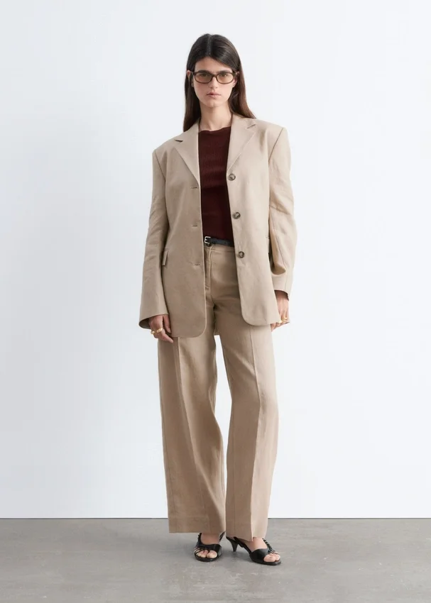 Maßgeschneiderte Leinenhose Maßgeschneiderte Leinenhose