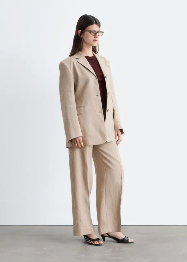 Maßgeschneiderte Leinenhose Maßgeschneiderte Leinenhose