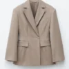 Taillierter Woll-Blazer