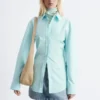 Tailliertes Baumwollhemd