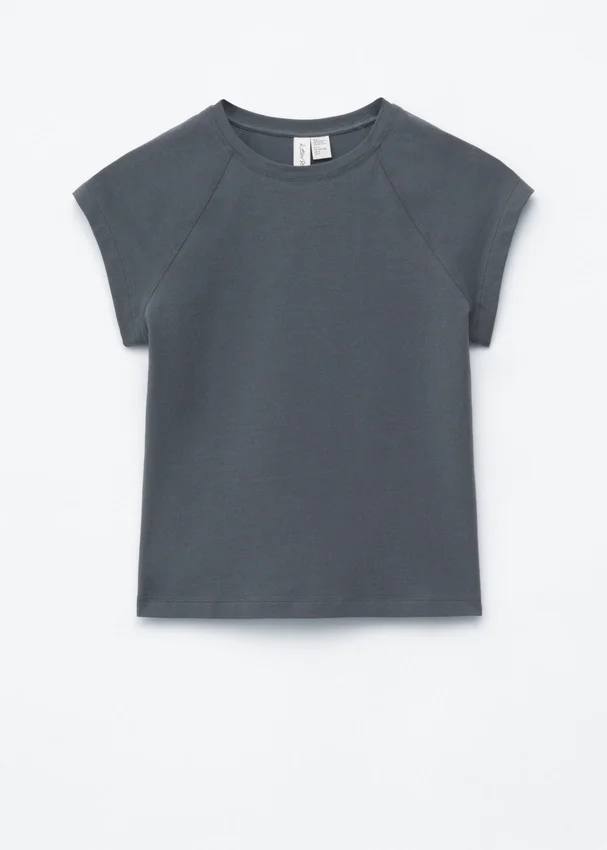 Tailliertes Jersey-T-Shirt Tailliertes Jersey-T-Shirt