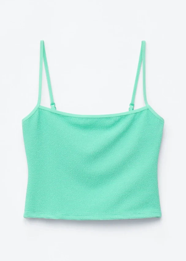 Tankini-Oberteil mit quadratischem Ausschnitt Tankini-Oberteil mit quadratischem Ausschnitt