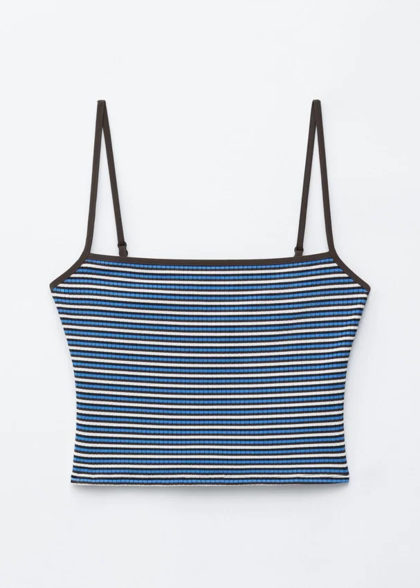 Tankini-Oberteil mit quadratischem Ausschnitt Tankini-Oberteil mit quadratischem Ausschnitt