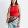 Tanktop aus Rippstrick Tanktop aus Rippstrick