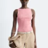 Tanktop aus Rippstrick Tanktop aus Rippstrick