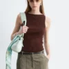 Tanktop aus Rippstrick Tanktop aus Rippstrick