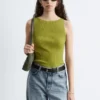 Tanktop aus Rippstrick Tanktop aus Rippstrick