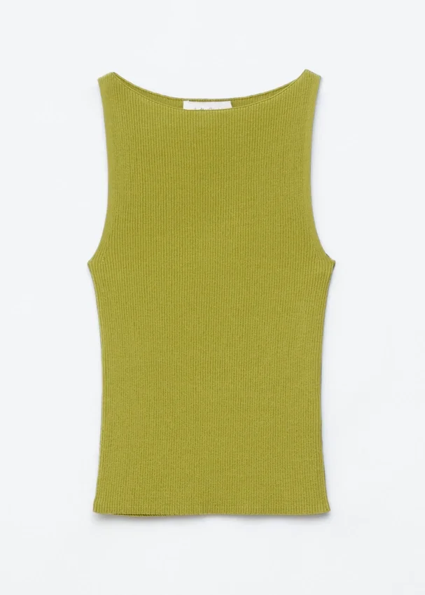 Tanktop aus Rippstrick Tanktop aus Rippstrick