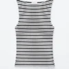 Tanktop aus Rippstrick