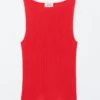 Tanktop aus Rippstrick Tanktop aus Rippstrick