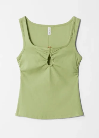 Tanktop mit Schnallenverzierung