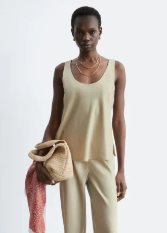 Tanktop mit U-Ausschnitt