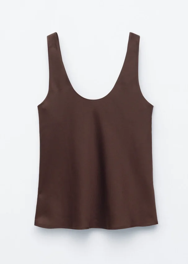 Tanktop mit U-Ausschnitt Tanktop mit U-Ausschnitt