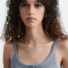 Tanktop mit Wellenkante Tanktop mit Wellenkante