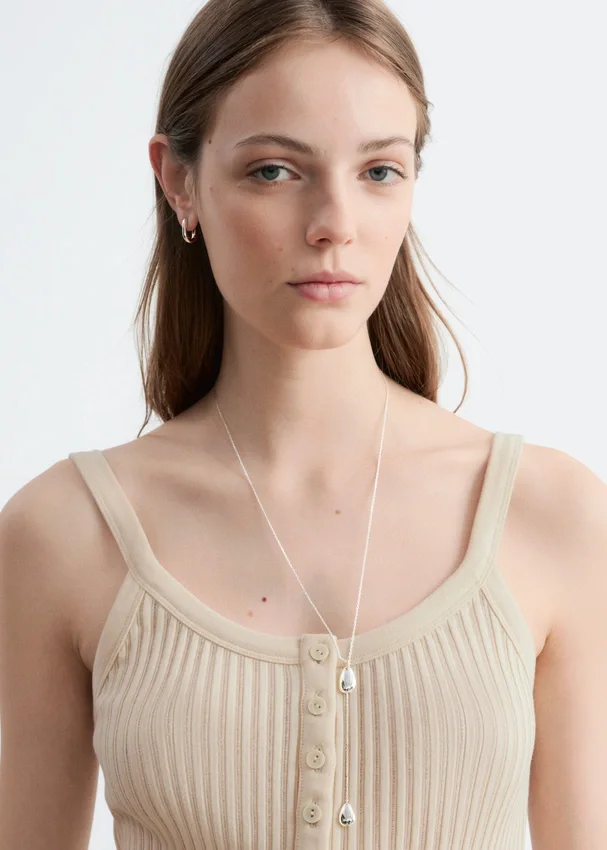 Tanktop mit Wellenkante Tanktop mit Wellenkante