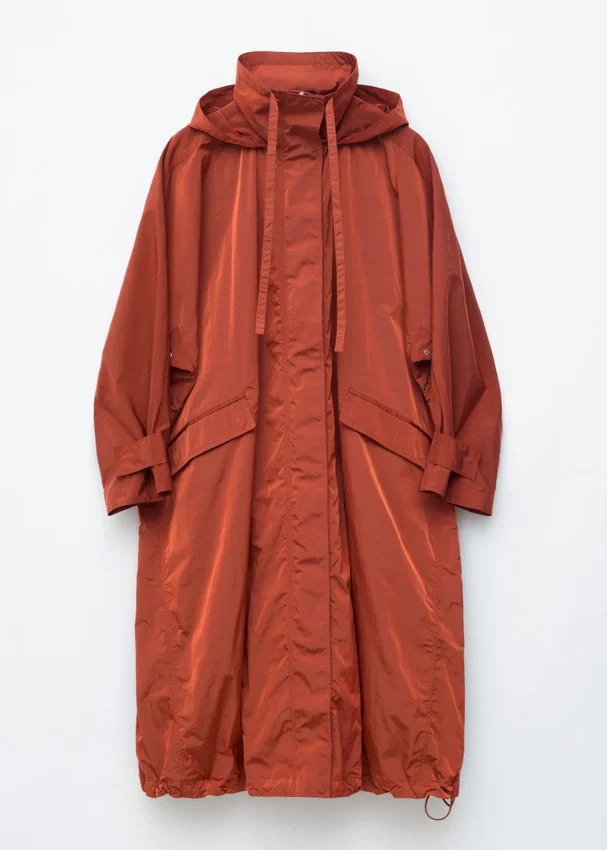 Technischer Nylon-Parka mit Kapuze Technischer Nylon-Parka mit Kapuze