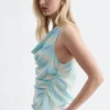 Top mit Cowl-Ausschnitt und Kordelzug Top mit Cowl-Ausschnitt und Kordelzug