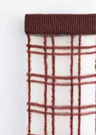 Transparente Karosocken