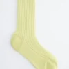 Transparente Rippensocken