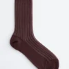Transparente Rippensocken