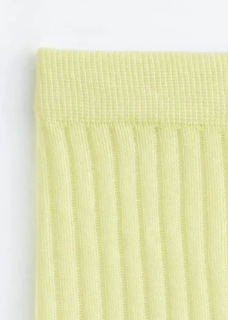 Transparente Rippensocken