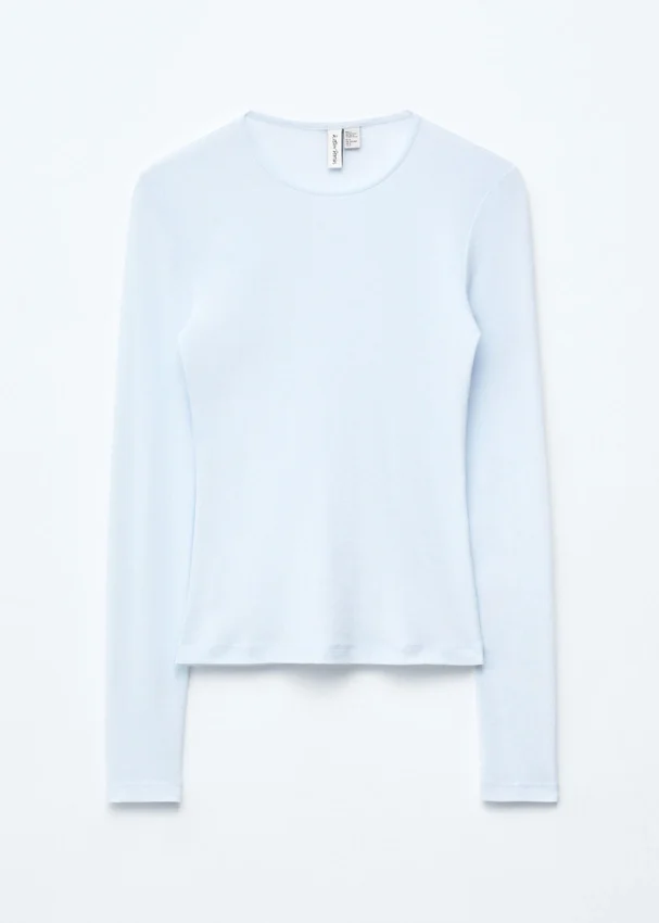 Transparentes Langarmshirt Transparentes Langarmshirt