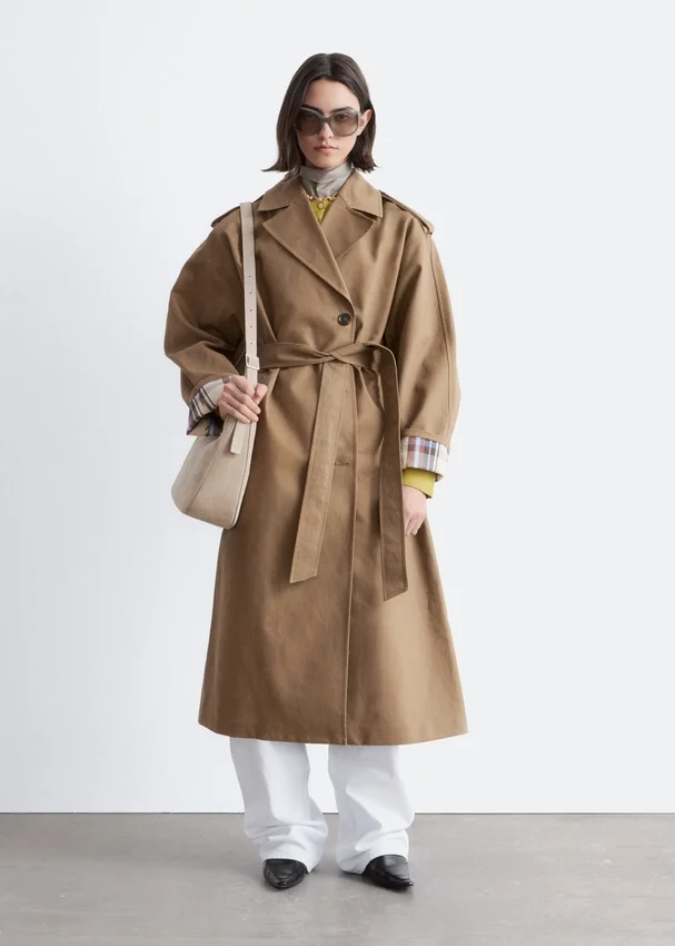 Trenchcoat mit Gürtel Trenchcoat mit Gürtel