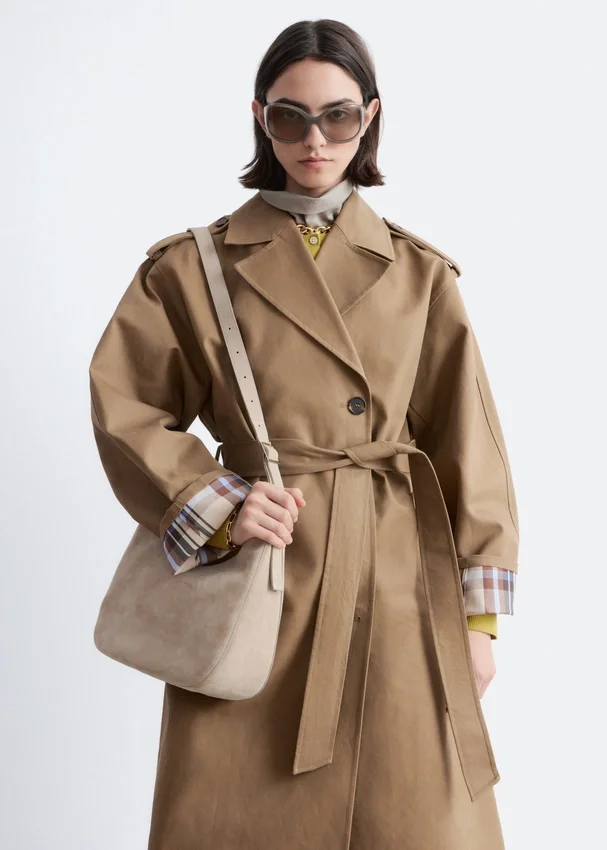 Trenchcoat mit Gürtel Trenchcoat mit Gürtel