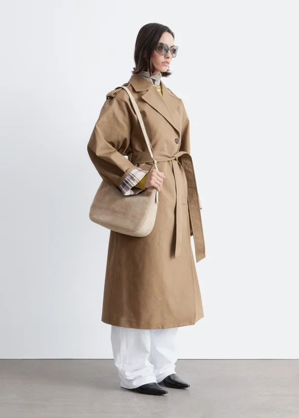 Trenchcoat mit Gürtel Trenchcoat mit Gürtel