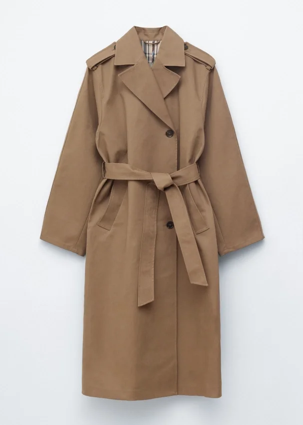 Trenchcoat mit Gürtel Trenchcoat mit Gürtel