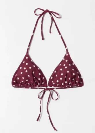 Triangel-Bikini-Oberteil mit Neckholder