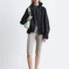 Twill-Jacke mit Reißverschluss