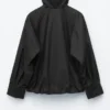 Twill-Jacke mit Reißverschluss