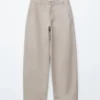 Twillhose mit weitem Bein Twillhose mit weitem Bein