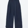 Utility-Hose mit weitem Bein Utility-Hose mit weitem Bein