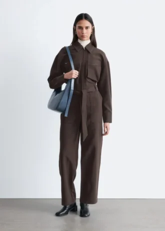 Utility-Jumpsuit mit Gürtel