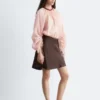 Voluminöse Bluse mit Bindedetails Voluminöse Bluse mit Bindedetails