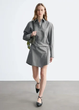 Wickel-Shirt-Minikleid
